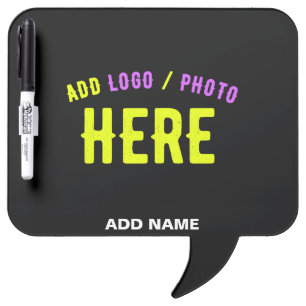 STYLISH MODERN CUSTOMIZABLE BLACK VERIFIED BRANDED DRY ERASE BOARD