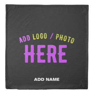 STYLISH MODERN CUSTOMIZABLE BLACK VERIFIED BRANDED DUVET COVER