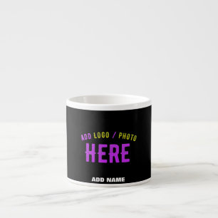 STYLISH MODERN CUSTOMIZABLE BLACK VERIFIED BRANDED ESPRESSO CUP