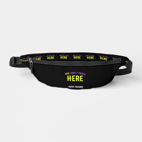 STYLISH MODERN CUSTOMIZABLE BLACK VERIFIED BRANDED FANNY PACK