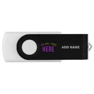 STYLISH MODERN CUSTOMIZABLE BLACK VERIFIED BRANDED FLASH DRIVE