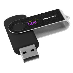 STYLISH MODERN CUSTOMIZABLE BLACK VERIFIED BRANDED FLASH DRIVE