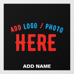 STYLISH MODERN CUSTOMIZABLE BLACK VERIFIED BRANDED FLOOR DECALS
