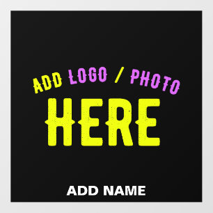 STYLISH MODERN CUSTOMIZABLE BLACK VERIFIED BRANDED FLOOR DECALS