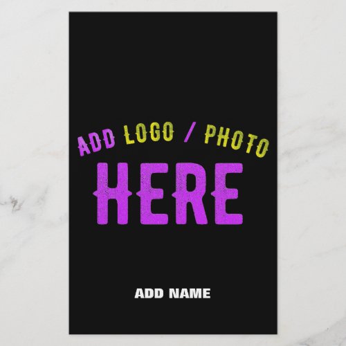 STYLISH MODERN CUSTOMIZABLE BLACK VERIFIED BRANDED FLYER