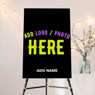 STYLISH MODERN CUSTOMIZABLE BLACK VERIFIED BRANDED FOAM BOARD
