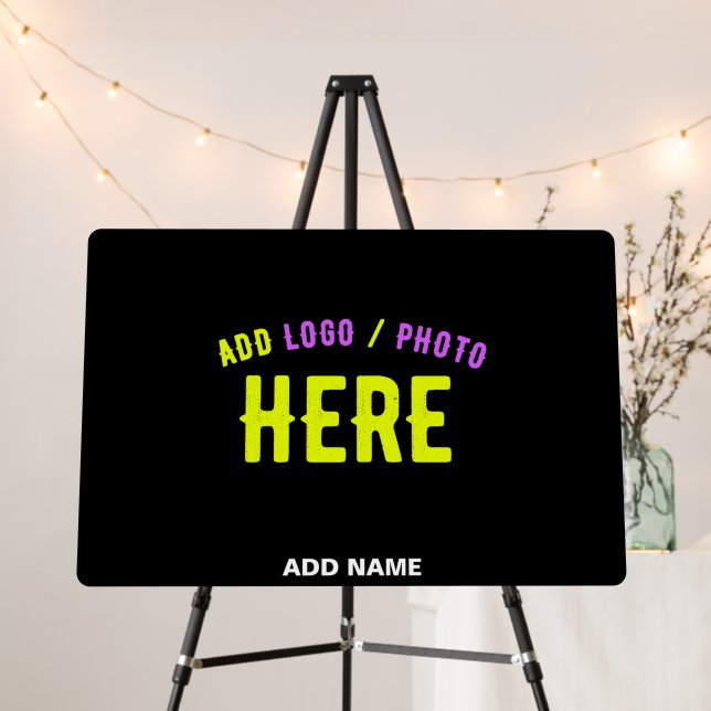 STYLISH MODERN CUSTOMIZABLE BLACK VERIFIED BRANDED FOAM BOARD (In Situ (Stand))