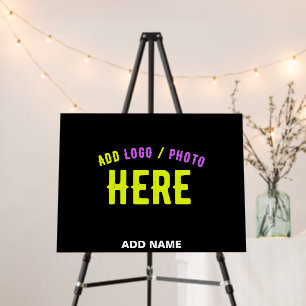 STYLISH MODERN CUSTOMIZABLE BLACK VERIFIED BRANDED FOAM BOARD
