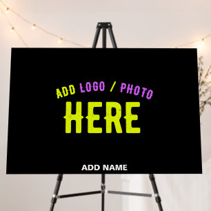 STYLISH MODERN CUSTOMIZABLE BLACK VERIFIED BRANDED FOAM BOARD