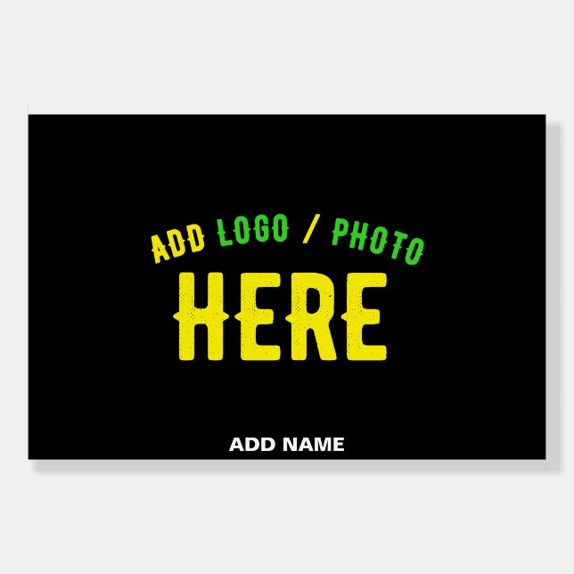 STYLISH MODERN CUSTOMIZABLE BLACK VERIFIED BRANDED FOAM BOARD (Front)