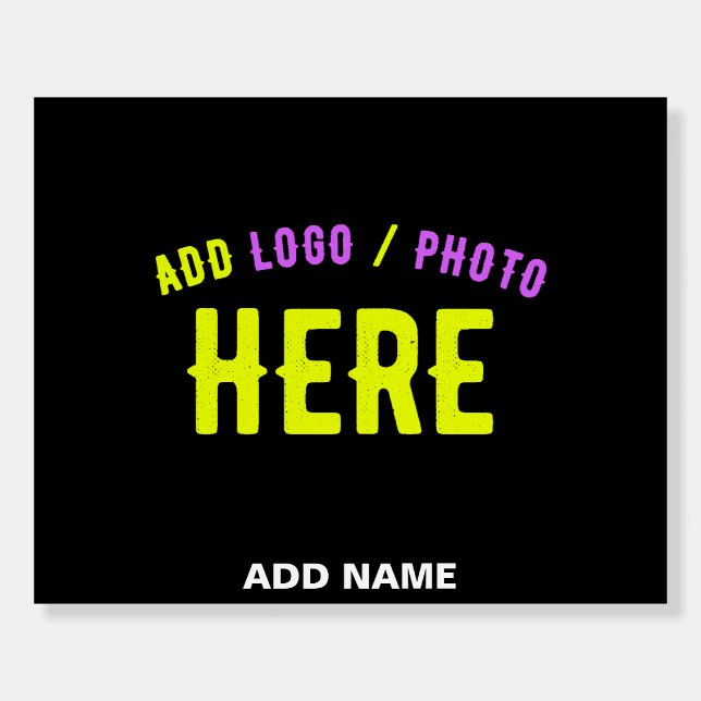 STYLISH MODERN CUSTOMIZABLE BLACK VERIFIED BRANDED FOAM BOARD (Front)