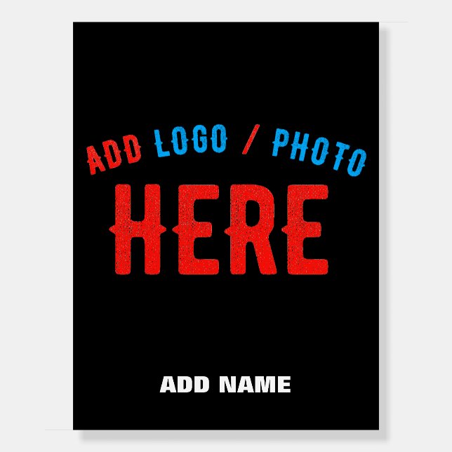 STYLISH MODERN CUSTOMIZABLE BLACK VERIFIED BRANDED FOAM BOARD (Front)