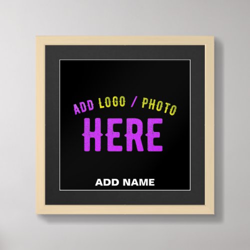 STYLISH MODERN CUSTOMIZABLE BLACK VERIFIED BRANDED FRAMED ART