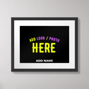 STYLISH MODERN CUSTOMIZABLE BLACK VERIFIED BRANDED FRAMED ART