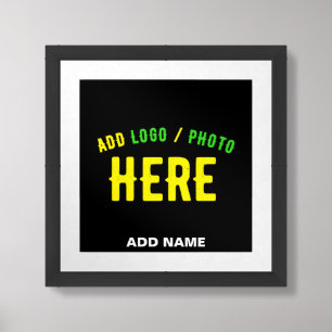 STYLISH MODERN CUSTOMIZABLE BLACK VERIFIED BRANDED FRAMED ART