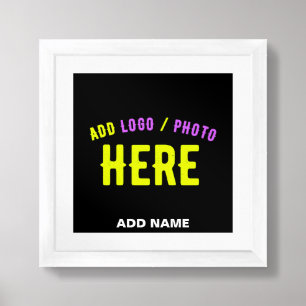 STYLISH MODERN CUSTOMIZABLE BLACK VERIFIED BRANDED FRAMED ART