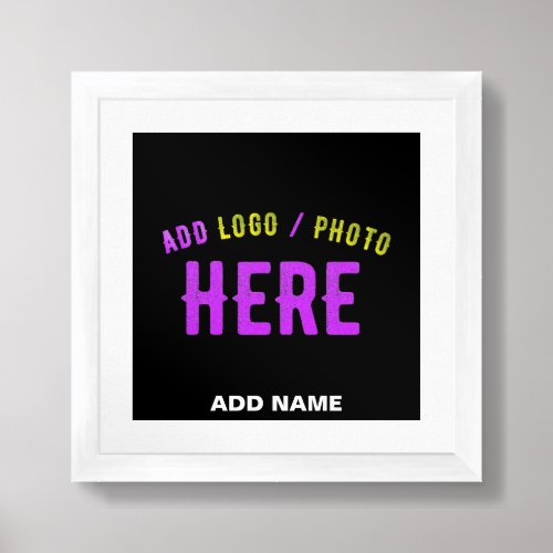 STYLISH MODERN CUSTOMIZABLE BLACK VERIFIED BRANDED FRAMED ART