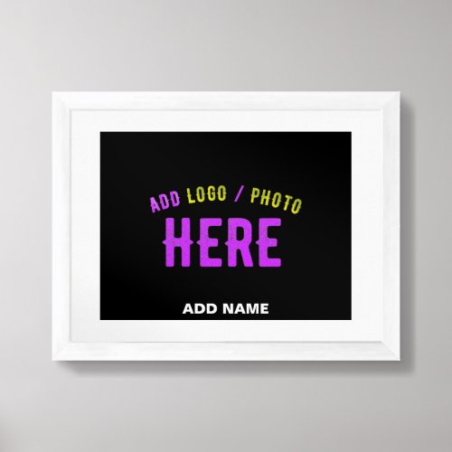 STYLISH MODERN CUSTOMIZABLE BLACK VERIFIED BRANDED FRAMED ART