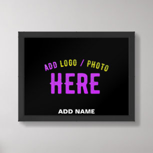 STYLISH MODERN CUSTOMIZABLE BLACK VERIFIED BRANDED FRAMED ART