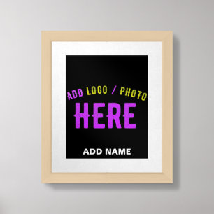 STYLISH MODERN CUSTOMIZABLE BLACK VERIFIED BRANDED FRAMED ART