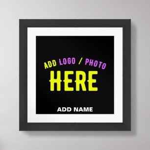 STYLISH MODERN CUSTOMIZABLE BLACK VERIFIED BRANDED FRAMED ART