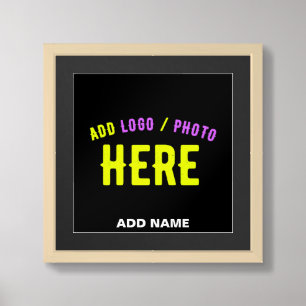 STYLISH MODERN CUSTOMIZABLE BLACK VERIFIED BRANDED FRAMED ART