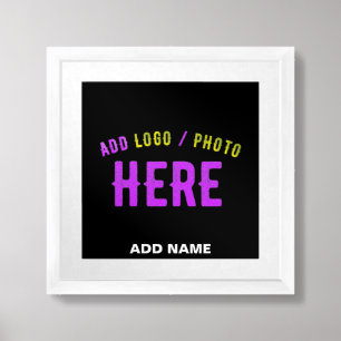 STYLISH MODERN CUSTOMIZABLE BLACK VERIFIED BRANDED FRAMED ART