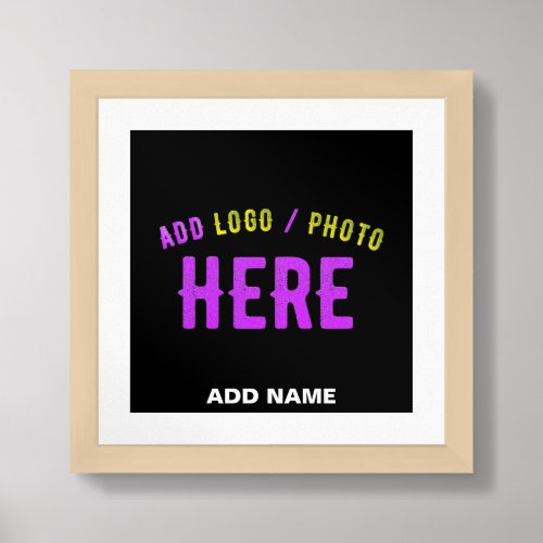 STYLISH MODERN CUSTOMIZABLE BLACK VERIFIED BRANDED FRAMED ART