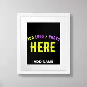 STYLISH MODERN CUSTOMIZABLE BLACK VERIFIED BRANDED FRAMED ART