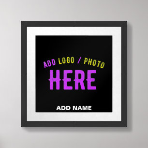 STYLISH MODERN CUSTOMIZABLE BLACK VERIFIED BRANDED FRAMED ART