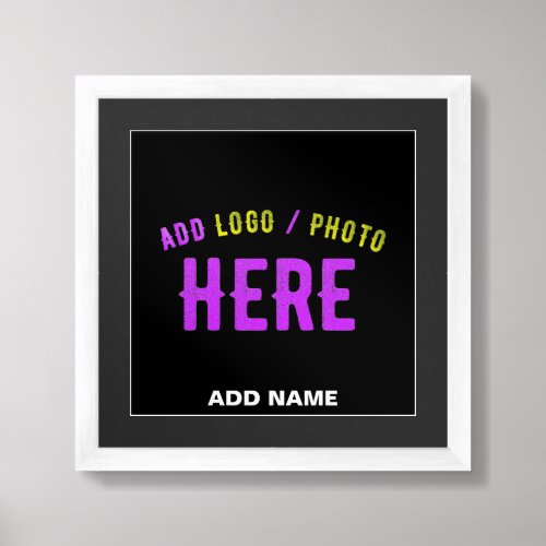 STYLISH MODERN CUSTOMIZABLE BLACK VERIFIED BRANDED FRAMED ART