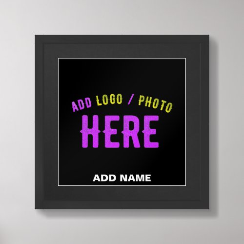 STYLISH MODERN CUSTOMIZABLE BLACK VERIFIED BRANDED FRAMED ART