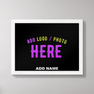 STYLISH MODERN CUSTOMIZABLE BLACK VERIFIED BRANDED FRAMED ART