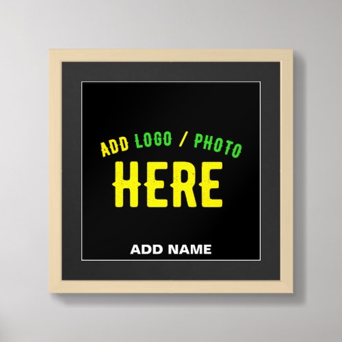 STYLISH MODERN CUSTOMIZABLE BLACK VERIFIED BRANDED FRAMED ART