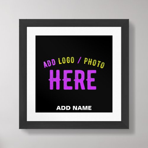 STYLISH MODERN CUSTOMIZABLE BLACK VERIFIED BRANDED FRAMED ART