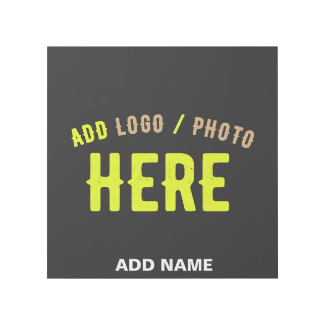 STYLISH MODERN CUSTOMIZABLE BLACK VERIFIED BRANDED GALLERY WRAP (Front)