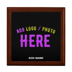 STYLISH MODERN CUSTOMIZABLE BLACK VERIFIED BRANDED GIFT BOX