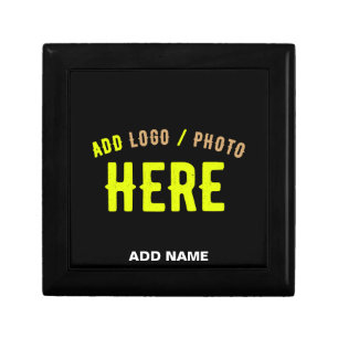 STYLISH MODERN CUSTOMIZABLE BLACK VERIFIED BRANDED GIFT BOX