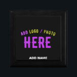 STYLISH MODERN CUSTOMIZABLE BLACK VERIFIED BRANDED GIFT BOX<br><div class="desc">THIS IS A DESIGN FITTING FOR EVERYONE.YOU CAN CHANGE, RESIZE OR ADD LOGO, PHOTO, TEXT AND COLOURS THE WAY YOU LIKE.THANK YOU.</div>