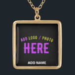 STYLISH MODERN CUSTOMIZABLE BLACK VERIFIED BRANDED GOLD PLATED NECKLACE<br><div class="desc">THIS IS A DESIGN FITTING FOR EVERYONE.YOU CAN CHANGE, RESIZE OR ADD LOGO, PHOTO, TEXT AND COLOURS THE WAY YOU LIKE.THANK YOU.</div>