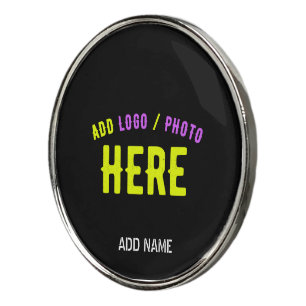 STYLISH MODERN CUSTOMIZABLE BLACK VERIFIED BRANDED GOLF BALL MARKER