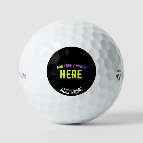 STYLISH MODERN CUSTOMIZABLE BLACK VERIFIED BRANDED GOLF BALLS