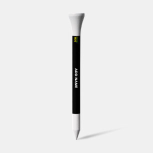 STYLISH MODERN CUSTOMIZABLE BLACK VERIFIED BRANDED GOLF TEES