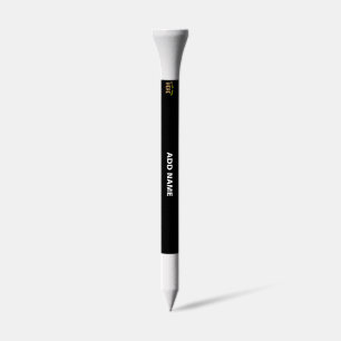 STYLISH MODERN CUSTOMIZABLE BLACK VERIFIED BRANDED GOLF TEES