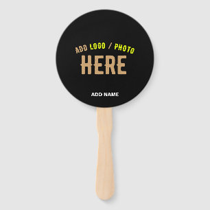 STYLISH MODERN CUSTOMIZABLE BLACK VERIFIED BRANDED HAND FAN