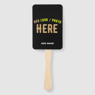 STYLISH MODERN CUSTOMIZABLE BLACK VERIFIED BRANDED HAND FAN