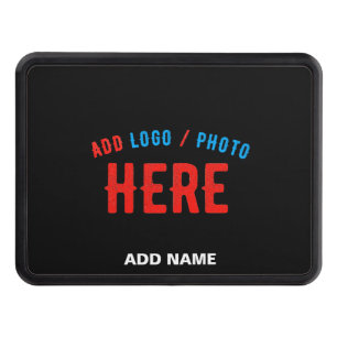 STYLISH MODERN CUSTOMIZABLE BLACK VERIFIED BRANDED HITCH COVER