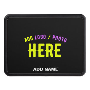 STYLISH MODERN CUSTOMIZABLE BLACK VERIFIED BRANDED HITCH COVER