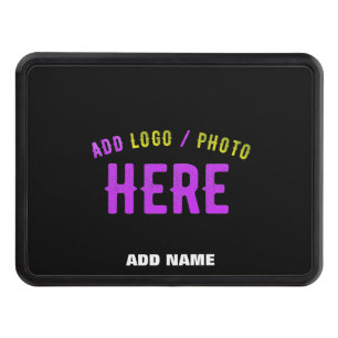 STYLISH MODERN CUSTOMIZABLE BLACK VERIFIED BRANDED HITCH COVER