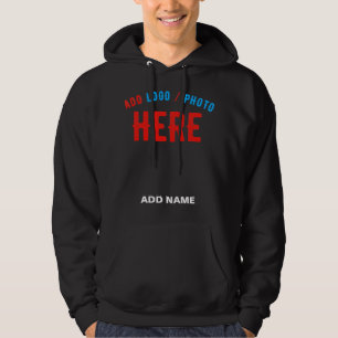 STYLISH MODERN CUSTOMIZABLE BLACK VERIFIED BRANDED HOODIE